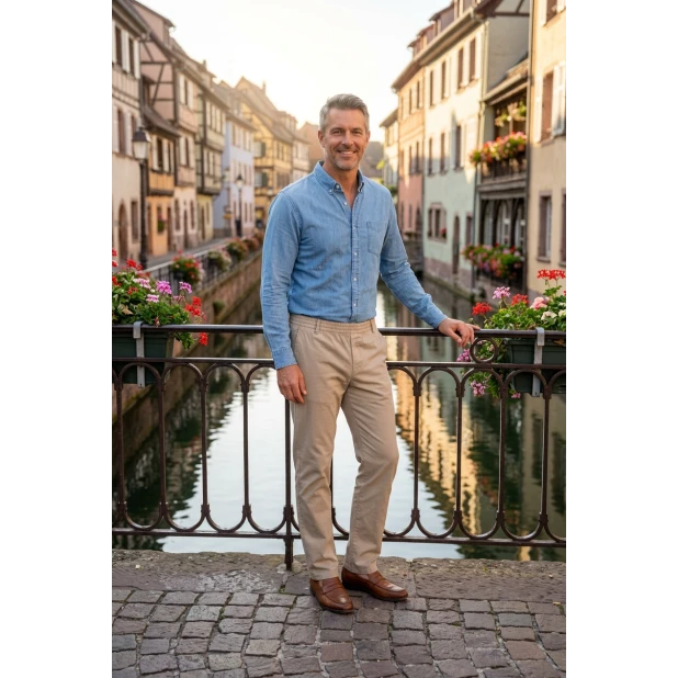 Elastische Taille Broek  | Meppel Zand | www.pietkoopmans.nl