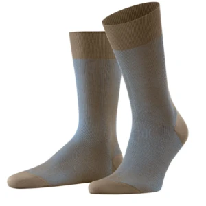 Falke Sokken Fine Shadow | Camel Lichtblauw