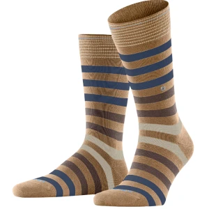 Burlington Blackpool Sokken | Camel Gestreept