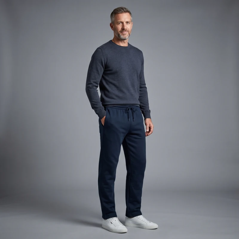 Hajo Comfortabel Stretch Broek | Marine | www.pietkoopmans.nl
