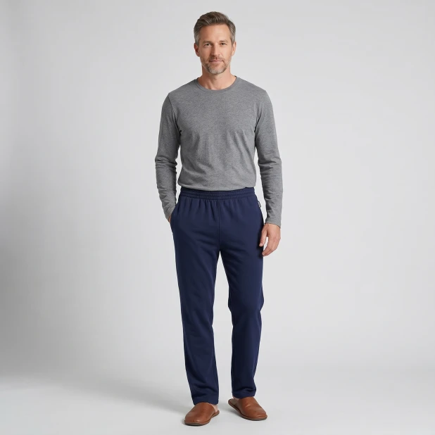 Hajo Comfortabel Stretch Broek | Indigo| www.pietkoopmans.nl