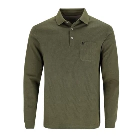 Hajo Polo Lange Mouwen | Olijf Print