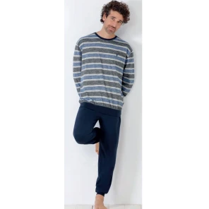 Hajo Tricot Pyjama | Premium Katoen Streep | www.pietkoopmans.nl