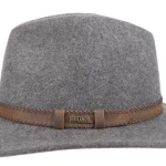 Hatland Fedora Hoed | Grijs gemeleerd | www.pietkoopmans.nl