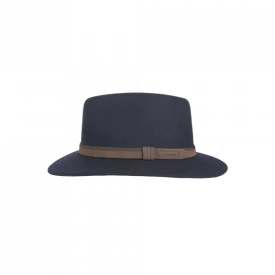 Hatland Toronto Wol Vilt Hoed | Navy