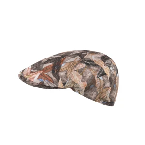 Hatland Acda Flatcap | Taupe Leaves