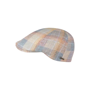 Hatland Ciro Flatcap | Zalm Geel Gemeleerd