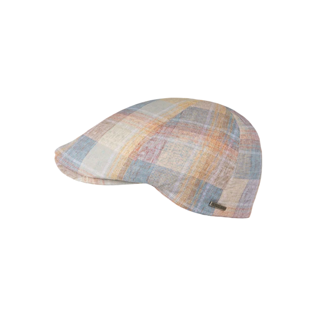 Hatland Ciro Flatcap | Zalm Geel Gemeleerd | www.pietkoopmans.nl