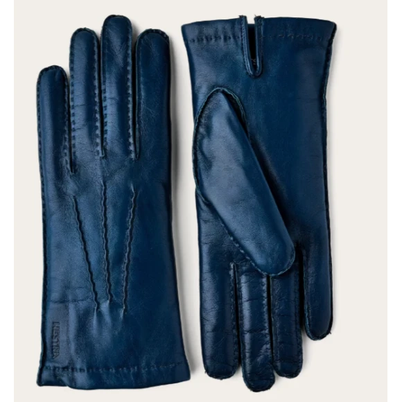 Hestra Dames Mary Handschoenen Leer | Midnight Blue  | www.pietkoopmans.nl