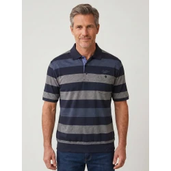 Monte Carlo Polo Blouson Korte Mouwen | Blauw Tinten