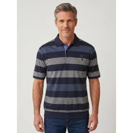 Monte Carlo Polo Blouson Korte Mouwen | Blauw Tinten