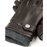 Pearlwood Varkensleer Handschoen | Bruin | www.pietkoopmans.nl