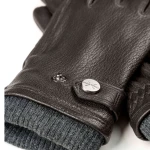 Pearlwood Varkensleer Handschoen | Bruin | www.pietkoopmans.nl