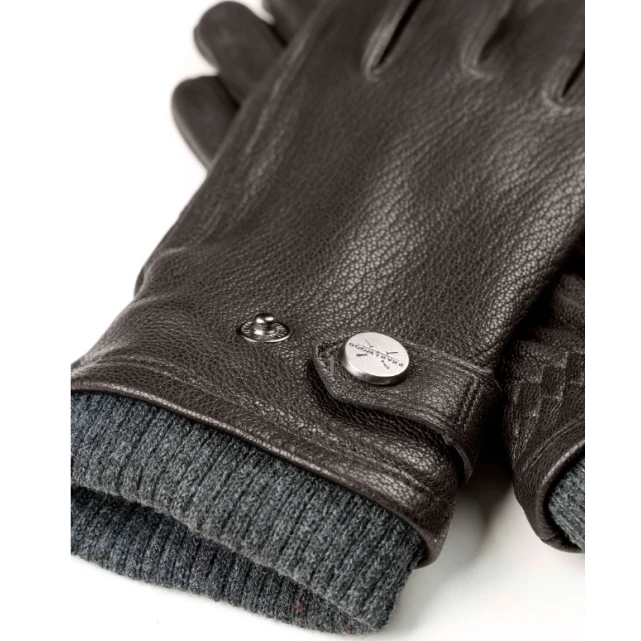 Pearlwood Varkensleer Handschoen | Bruin | www.pietkoopmans.nl