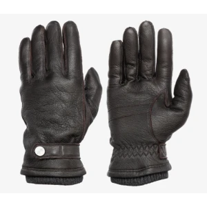 Pearlwood Varkensleer Handschoen | Bruin