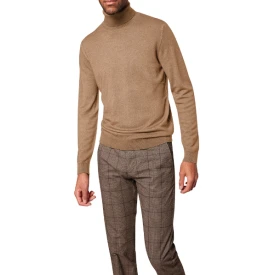 Pierre Cardin Merinowol Heren Col | Camel