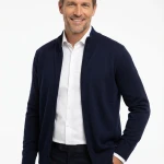 Pierre Cardin Merinowollen Vest | Blauw | www.pietkoopmans.nl