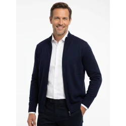 Pierre Cardin Merinowollen Vest | Blauw