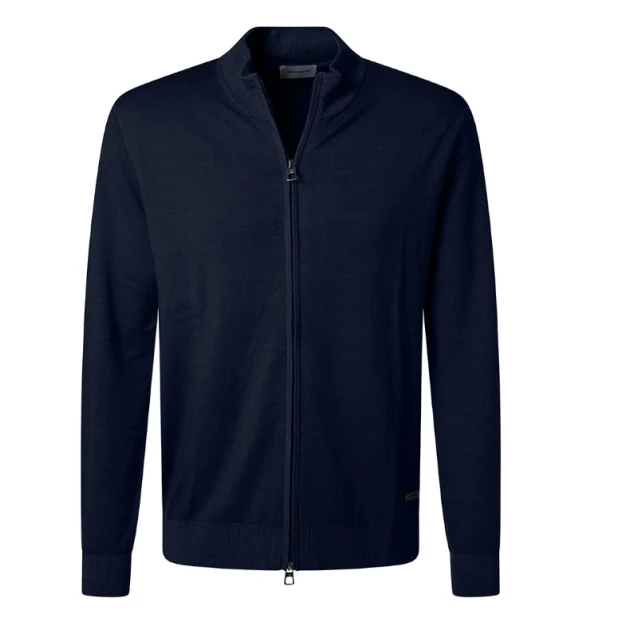 Pierre Cardin Merinowollen Vest | Blauw | www.pietkoopmans.nl