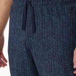 Schiesser Pyjama Tricot | Donkerblauw Print | www.pietkoopmans.nl