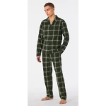 Schiesser Pyjama Flanel | Groen Geruit | www.pietkoopmans.nl