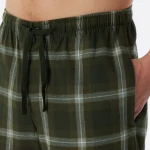 Schiesser Pyjama Flanel | Groen Geruit | www.pietkoopmans.nl
