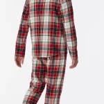 Schiesser Pyjama Flanel | Rood Geruit | www.pietkoopmans.nl