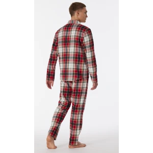 Schiesser Pyjama Flanel | Rood Geruit