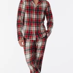 Schiesser Pyjama Flanel | Rood Geruit | www.pietkoopmans.nl