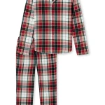 Schiesser Pyjama Flanel | Rood Geruit | www.pietkoopmans.nl