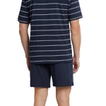 Schiesser Shortama | Marine Wit | www.pietkoopmans.nl