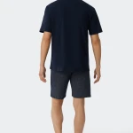 Schiesser Shortama | Marine Stip | www.pietkoopmans.nl