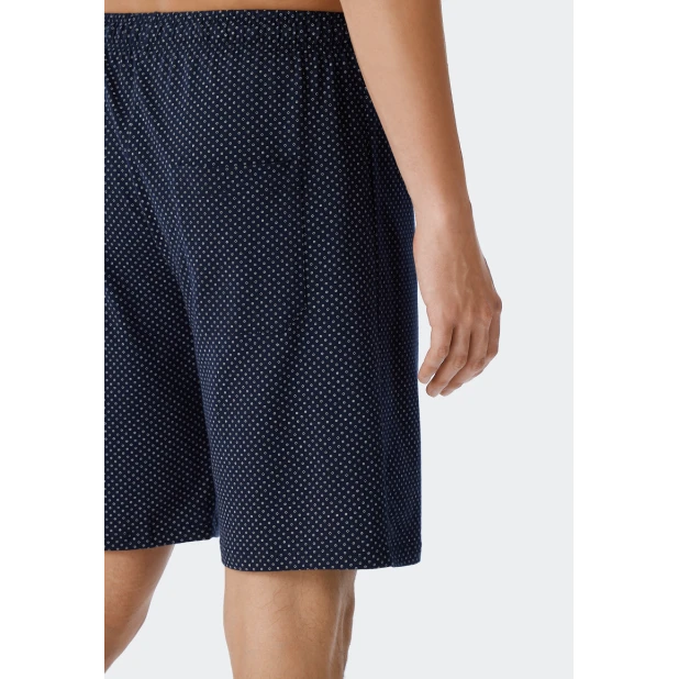 Schiesser Shortama | Marine Stip | www.pietkoopmans.nl