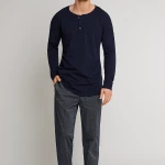 Schiesser Pyjama Broek | Blauw Streep