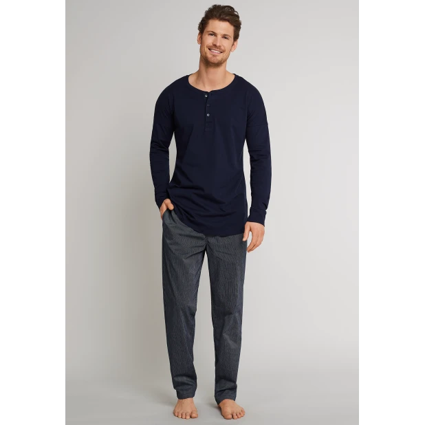 Schiesser Pyjama Broek | Blauw Streep
