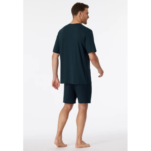 Schiesser Shortama | Marine Print | www.pietkoopmans.nl