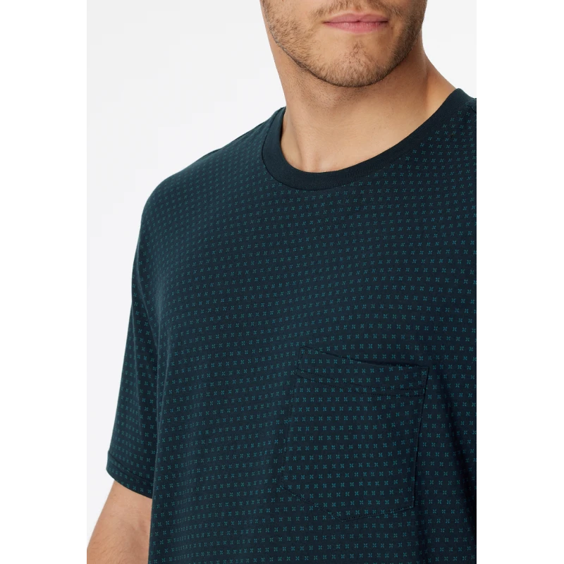 Schiesser Shortama | Marine Print | www.pietkoopmans.nl