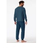 Schiesser Pyjama Tricot | Indigo Print | www.pietkoopmans.nl