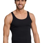 Schiesser Classic Feinripp Hemd | Zwart | www.pietkoopmans.nl