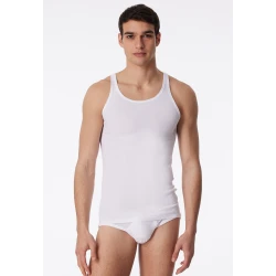 Schiesser Classic Feinripp Hemd | Wit