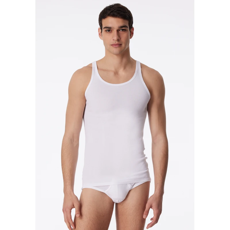Schiesser Classic Feinripp Hemd | Wit | www.pietkoopmans.nl