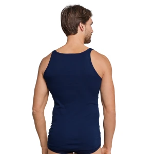 Schiesser Classic Feinripp Hemd | Marine 2 - Pack
