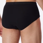 Schiesser Slip met Gulp | Zwart | www.pietkoopmans.nl