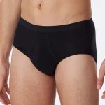 Schiesser Slip met Gulp | Zwart | www.pietkoopmans.nl