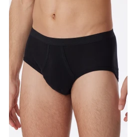 Schiesser Slip met Gulp | Zwart