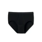 Schiesser Slip met Gulp | Zwart | www.pietkoopmans.nl