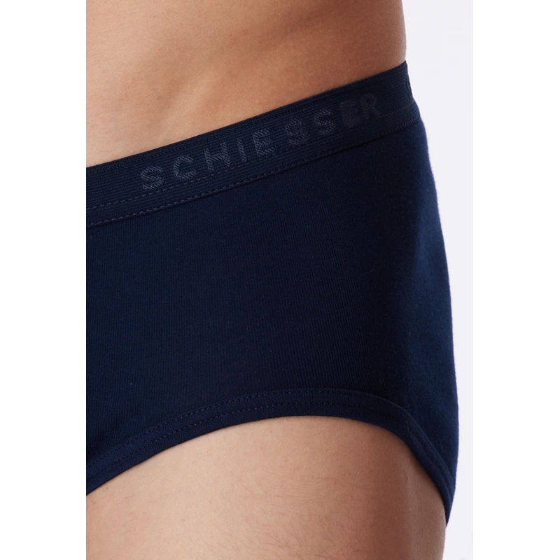 Schiesser Slip met Gulp | Donker Blauw | www.pietkoopmans.nl