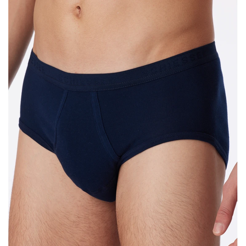 Schiesser Slip met Gulp | Donker Blauw | www.pietkoopmans.nl