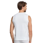 Schiesser Mouwloos T-Shirt  |  Wit