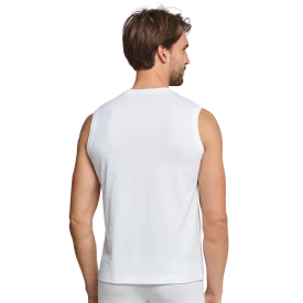 Schiesser Mouwloos T-Shirt | Wit